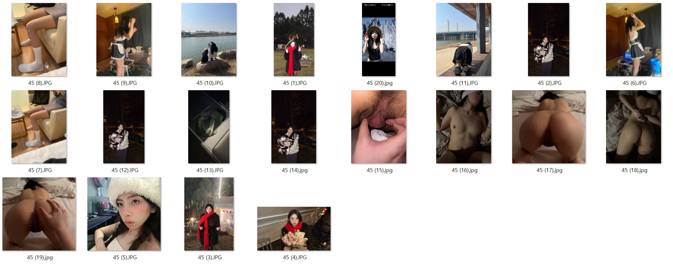 중국 클라우드 유출_존예☆인플루언서 아헤가오 반전녀 24V/20P 미리보기 11