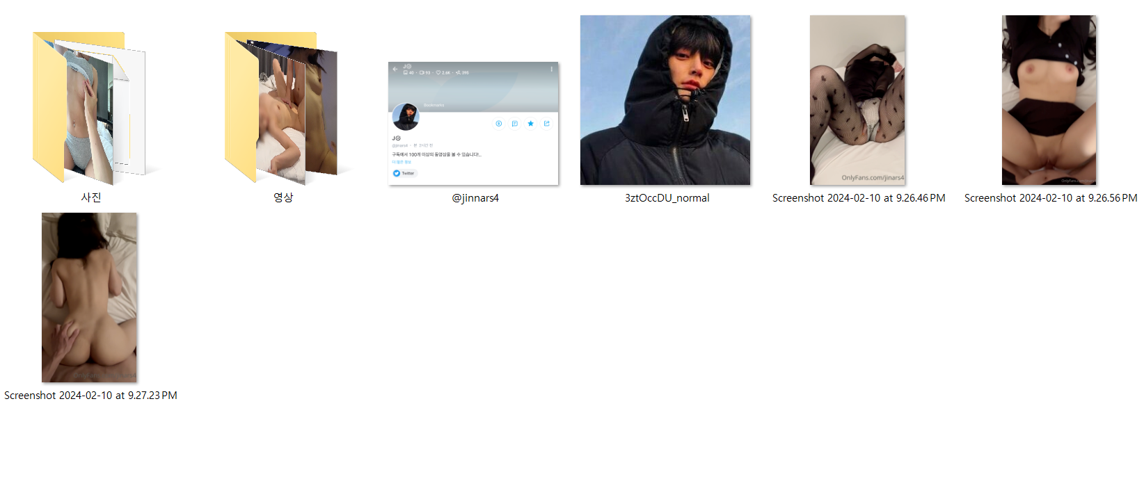 jinnars4 _한국녀 포함 온리팬스 62V 미리보기 11