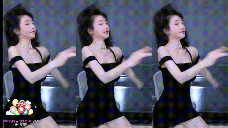 과즙세연_25.07.14 블랙원피스 댄스리액션 미리보기 1