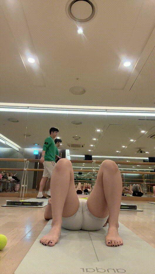 인스타 an_zung [요가정언] ★ 존예 요가녀 운동셀프캠 모음 (보지도끼자국) 발바닥지림 미리보기 8