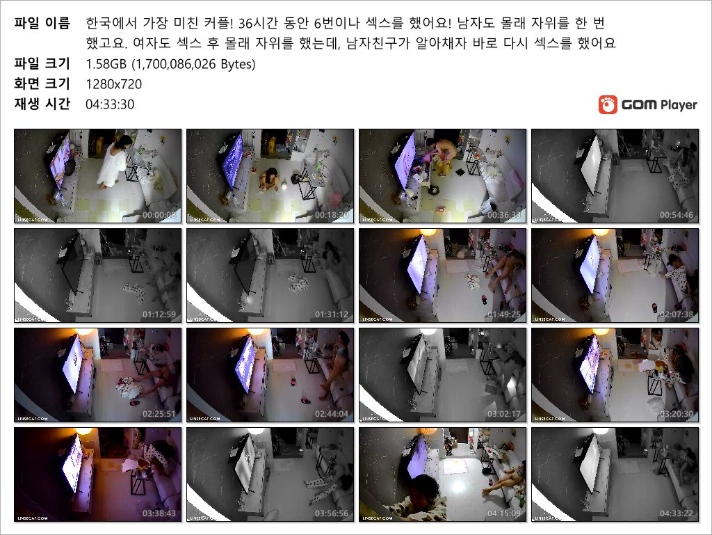 신작IP ✨ 36시간 동안 6번섹스_미친커플.섹스 후 몰래 자위 걸려 또 섹스 미리보기 8