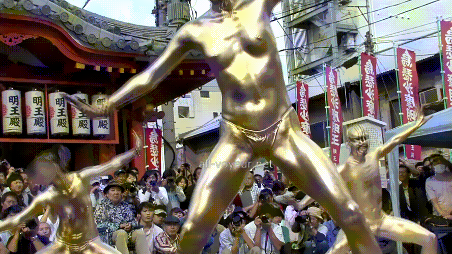 특이축제 ★ 나체로 金칠하고 춤추기 미리보기 6