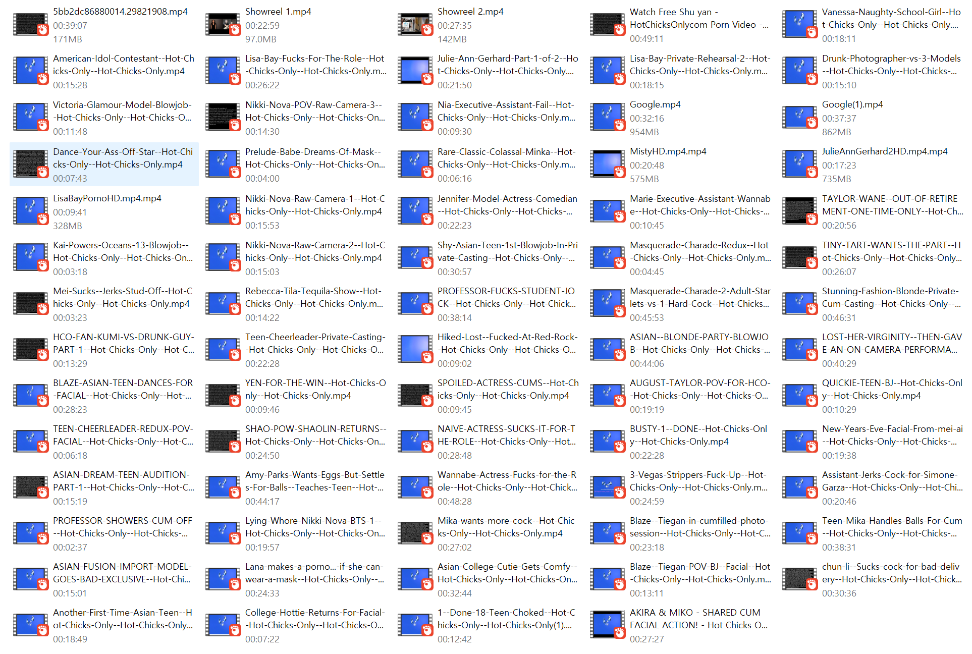 HCO [무명배우 갑질로 따먹는 시리즈] 비공개 오디션 유출모음 70V_35G 미리보기 19