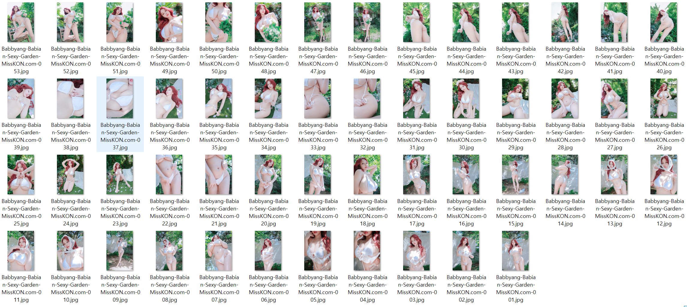 신작화보 ✨ BABBYANG (BJ 바비앙)_Sexy Garden 미리보기 10