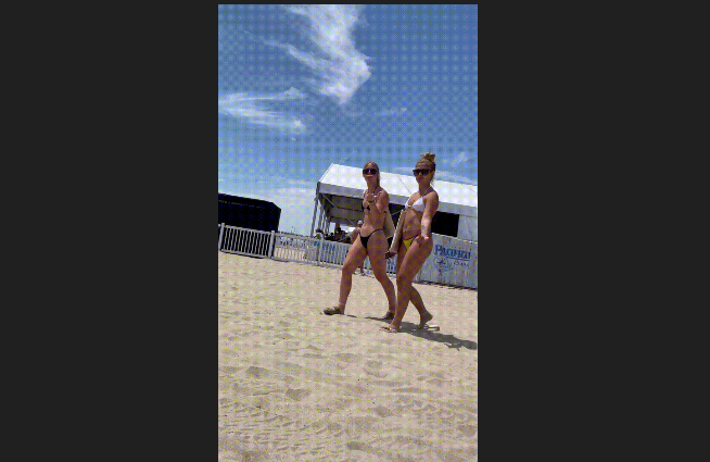 특엉덩이 몰카★ thong 비키니 여자들 찍다가 걸려서 fuck you 8.45G [6V]