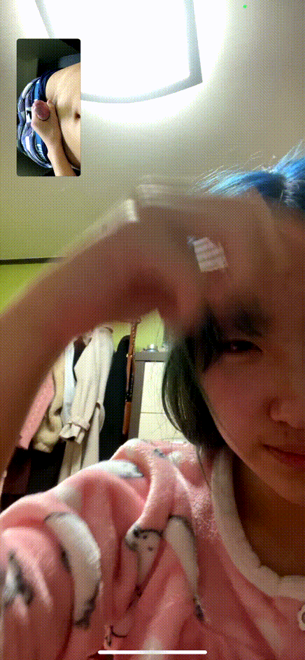 파란머리 잠옷녀_얼공 영통 [몸매지림/올노자위] 미리보기 6