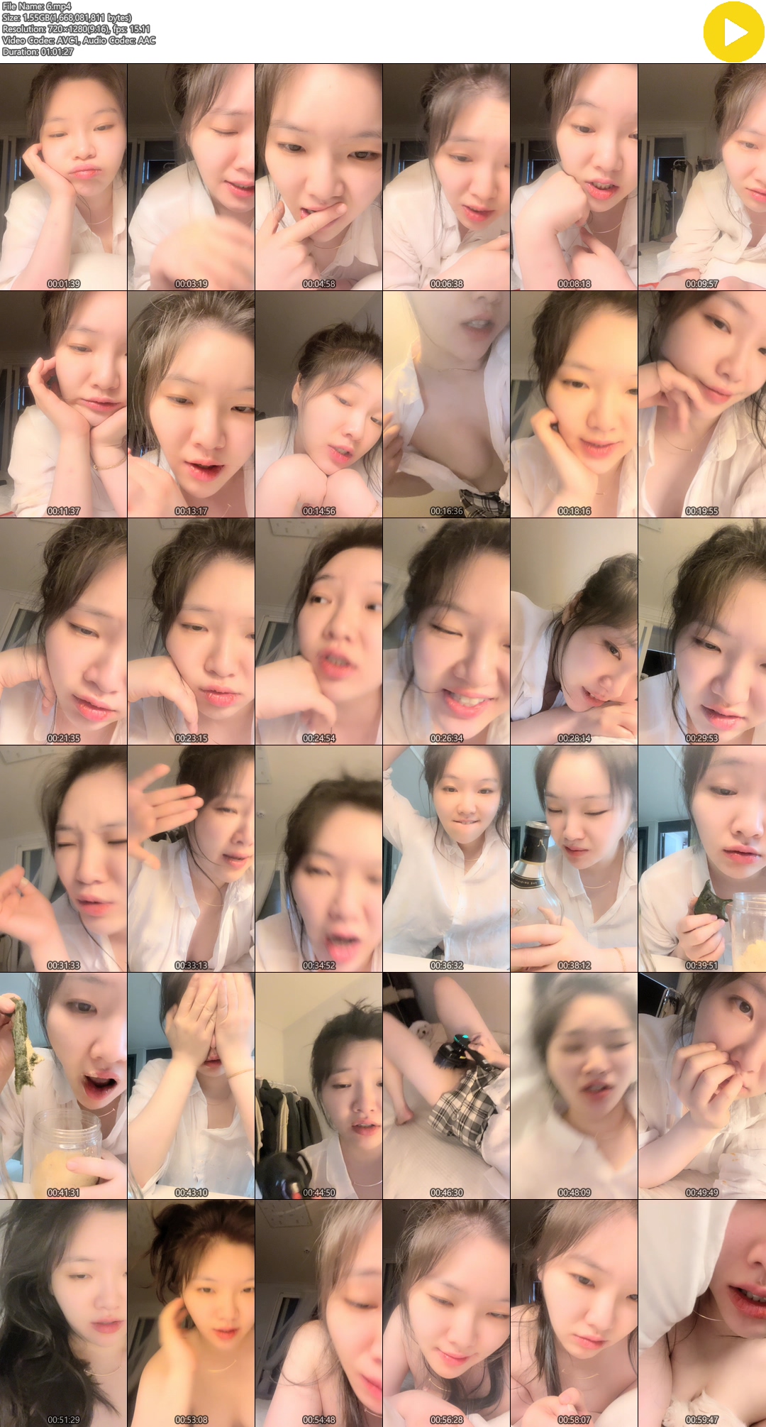 러블리몬스터 ★ 라방 9V [얼공/가슴/보지털 올노] 9.29G [6시간] 미리보기 12