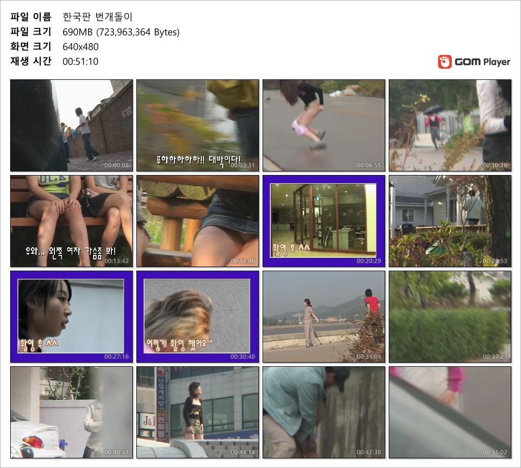 [고전성인예능] 길거리에서 여자들 브래지어랑 팬티 벗기기 /노상방뇨_수위높음 미리보기 18