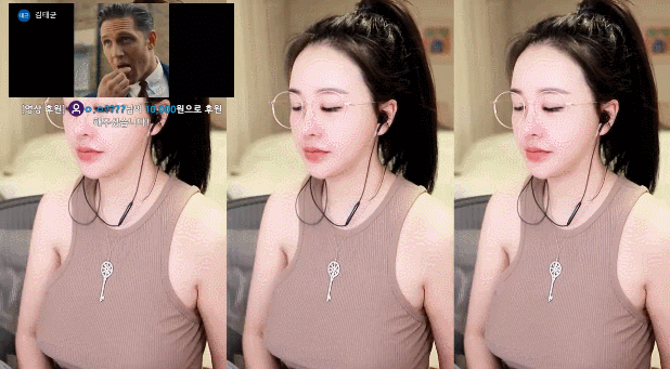 손밍_노브라 노템방송 미리보기 3