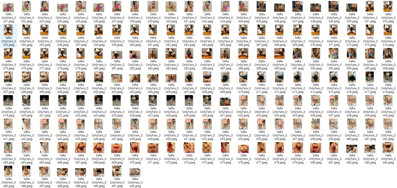 SeRa [핵거유녀 온리팬스] 사진492/영상116개 _ 16.9기가 미리보기 13