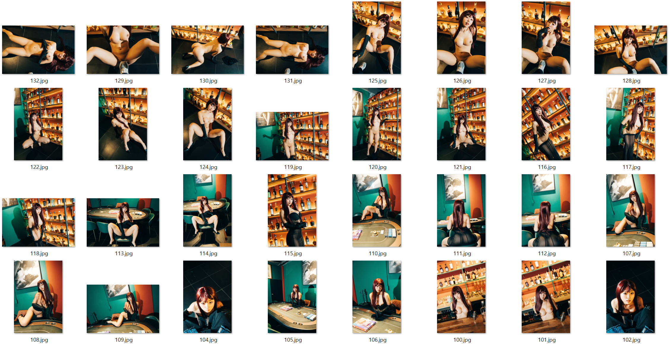 신작화보 ✨ [Haivia] Secret Bar-Black Snow [올노] 132P 미리보기 8