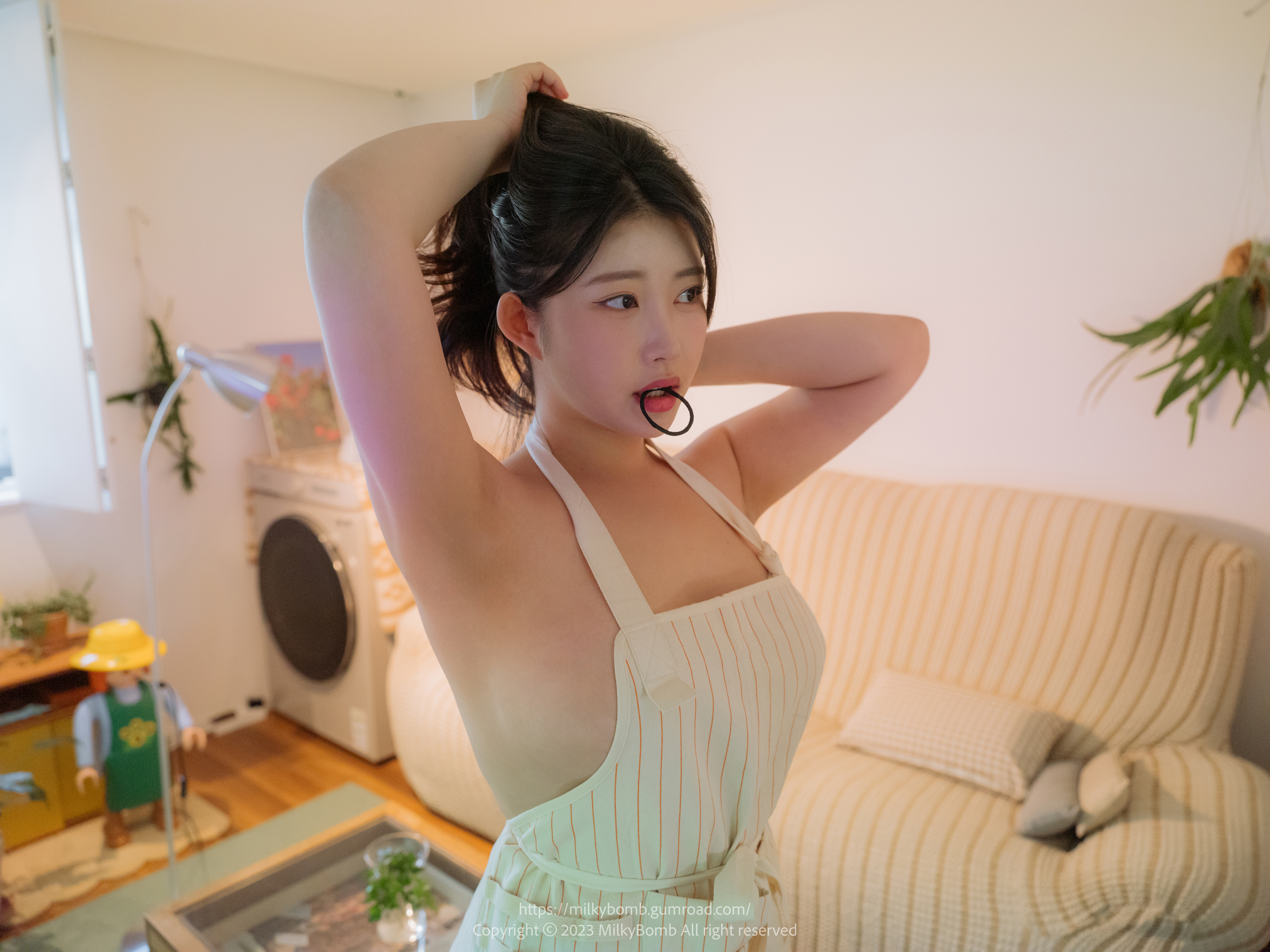 신작화보 ✨[MilkyBomb] Apron_Purelism