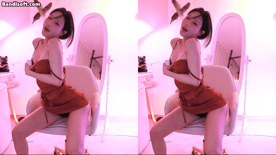 유채린_25.10.08 레드원피스 엉덩이리액션 미리보기 2