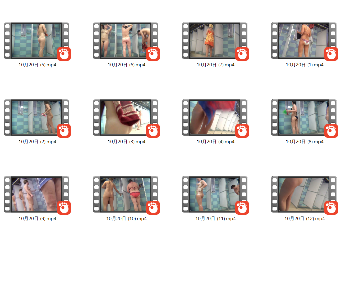 10월20일_수영장 샤워실 몰카 [볼륨감 넘치는 서양녀들] 12V 미리보기 19