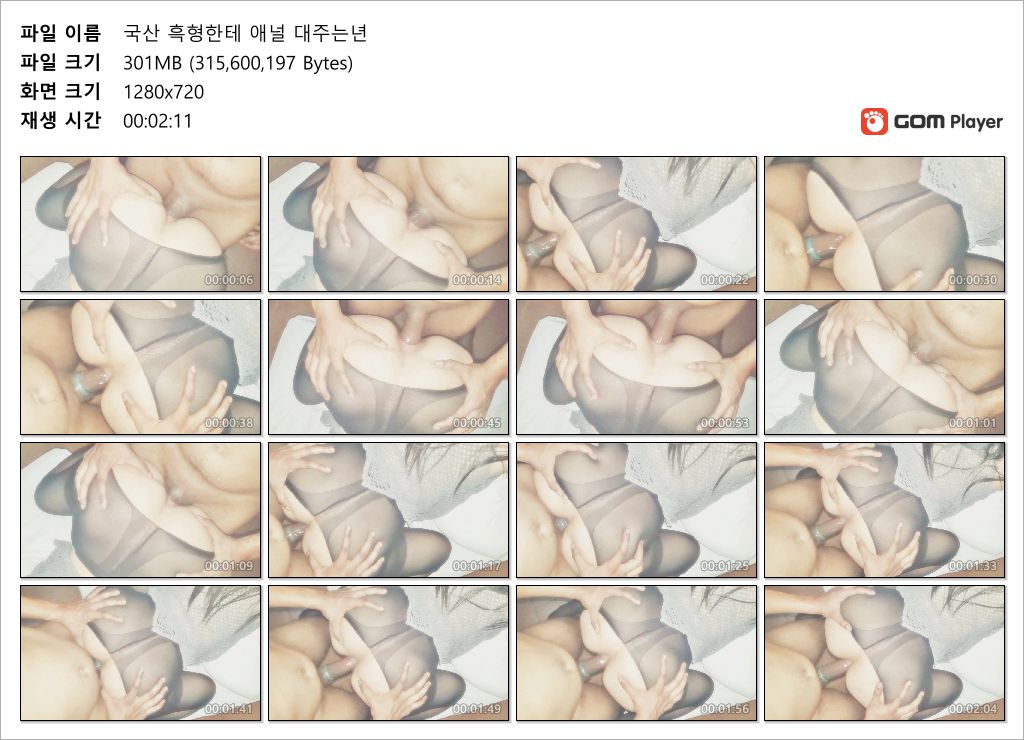 흑형한테 애널 대주는 녀 미리보기 4