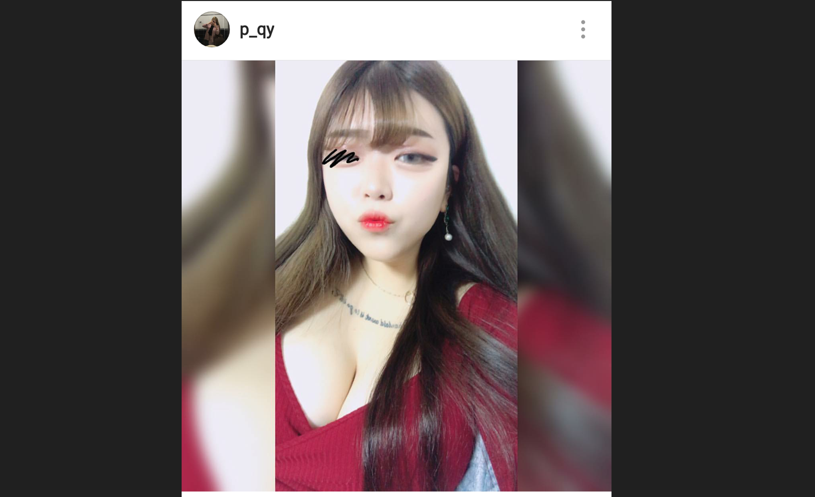 인스타 최정희_타투육덕녀 영상/사진