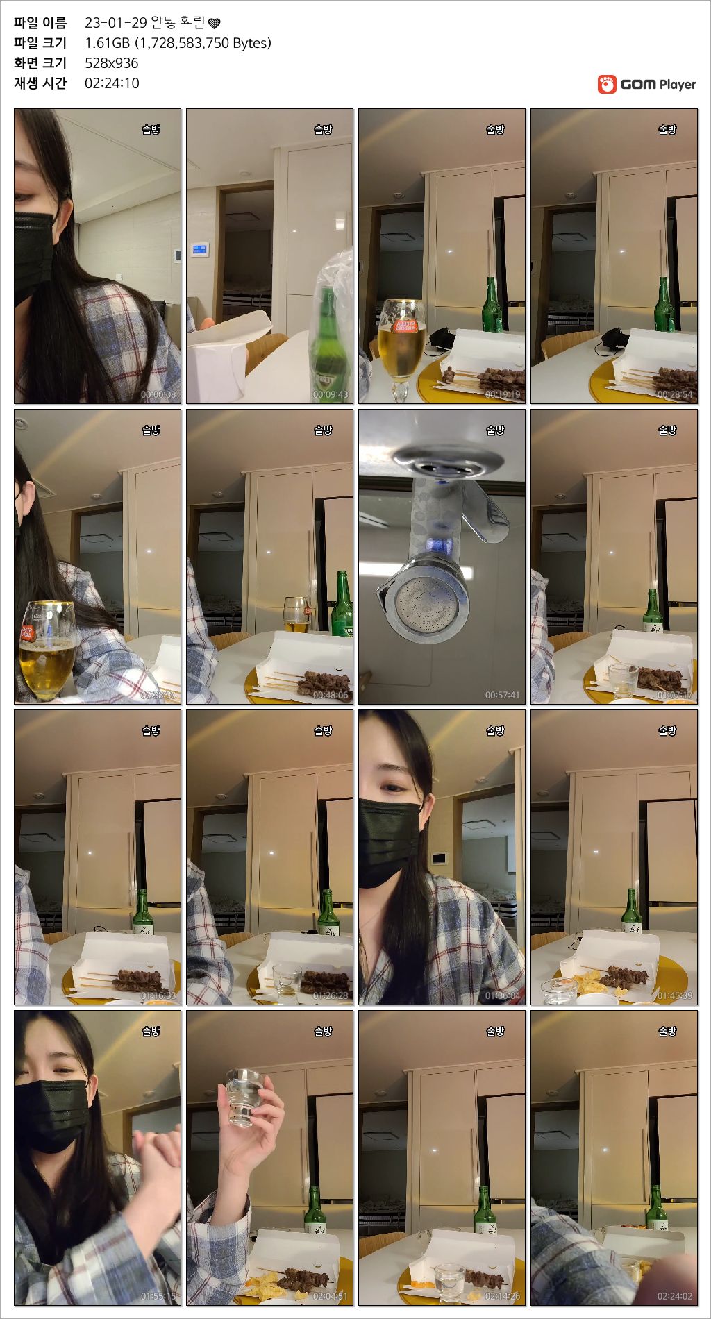 효린_자기전/안녕효린 거유노출방송 2V 미리보기 12