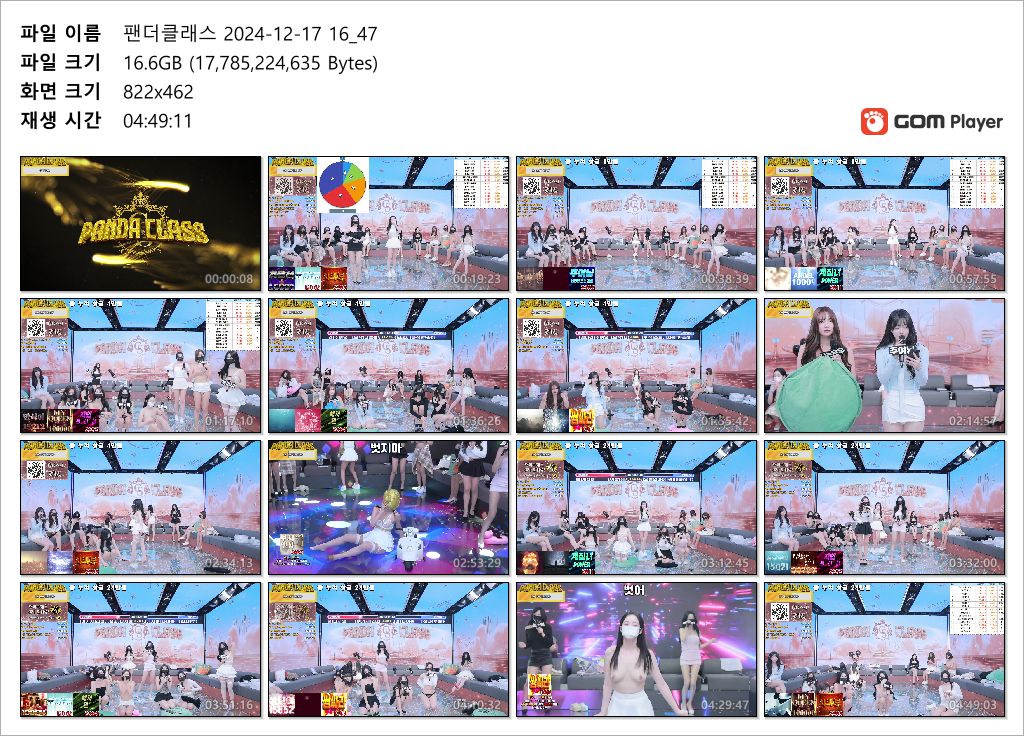 팬더클래스 2024.12.17 풀버젼 46.6기가/13시간34분 미리보기 11