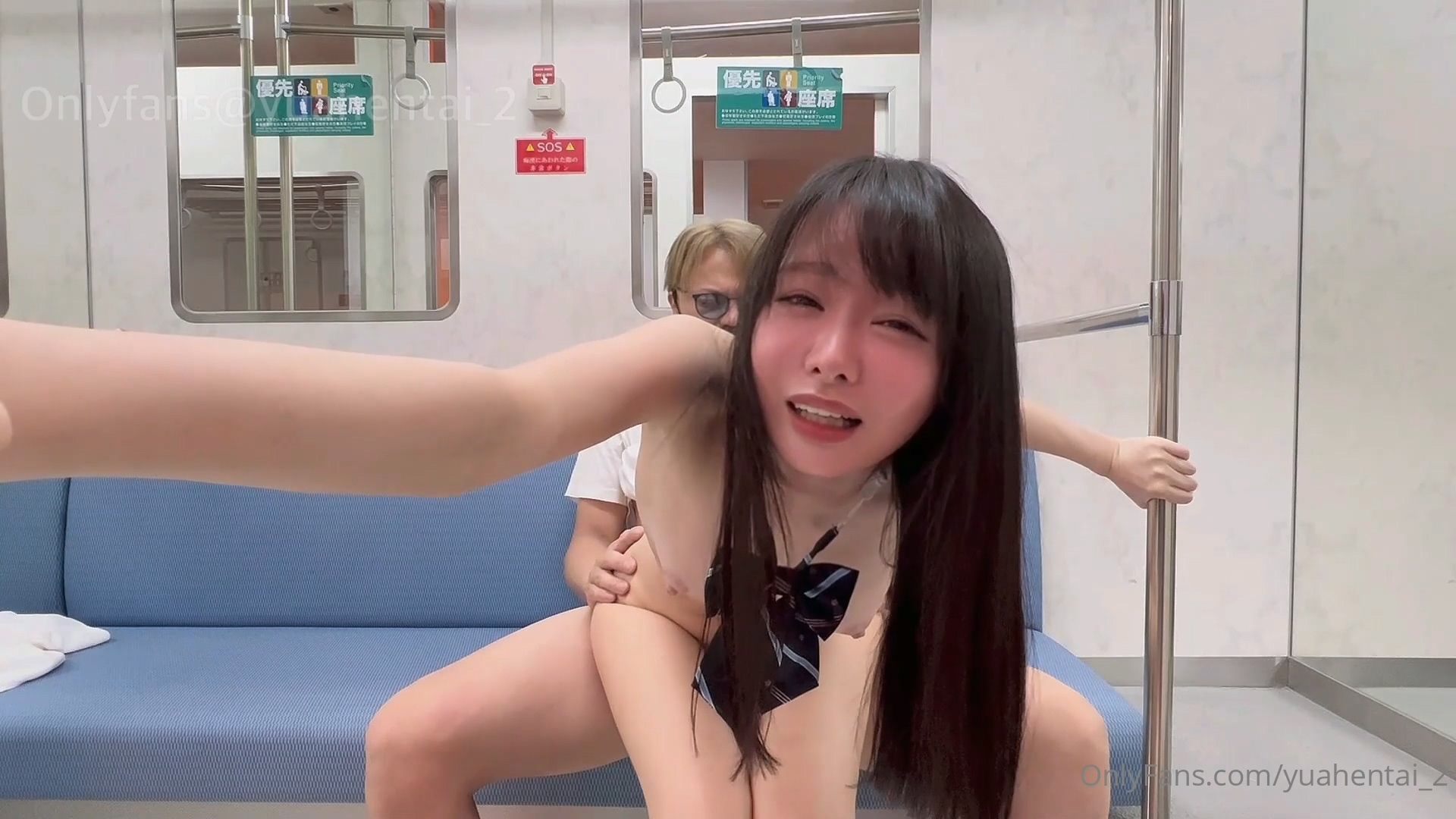 온리팬스 유아헨타이 지하철 섹스 미리보기 5