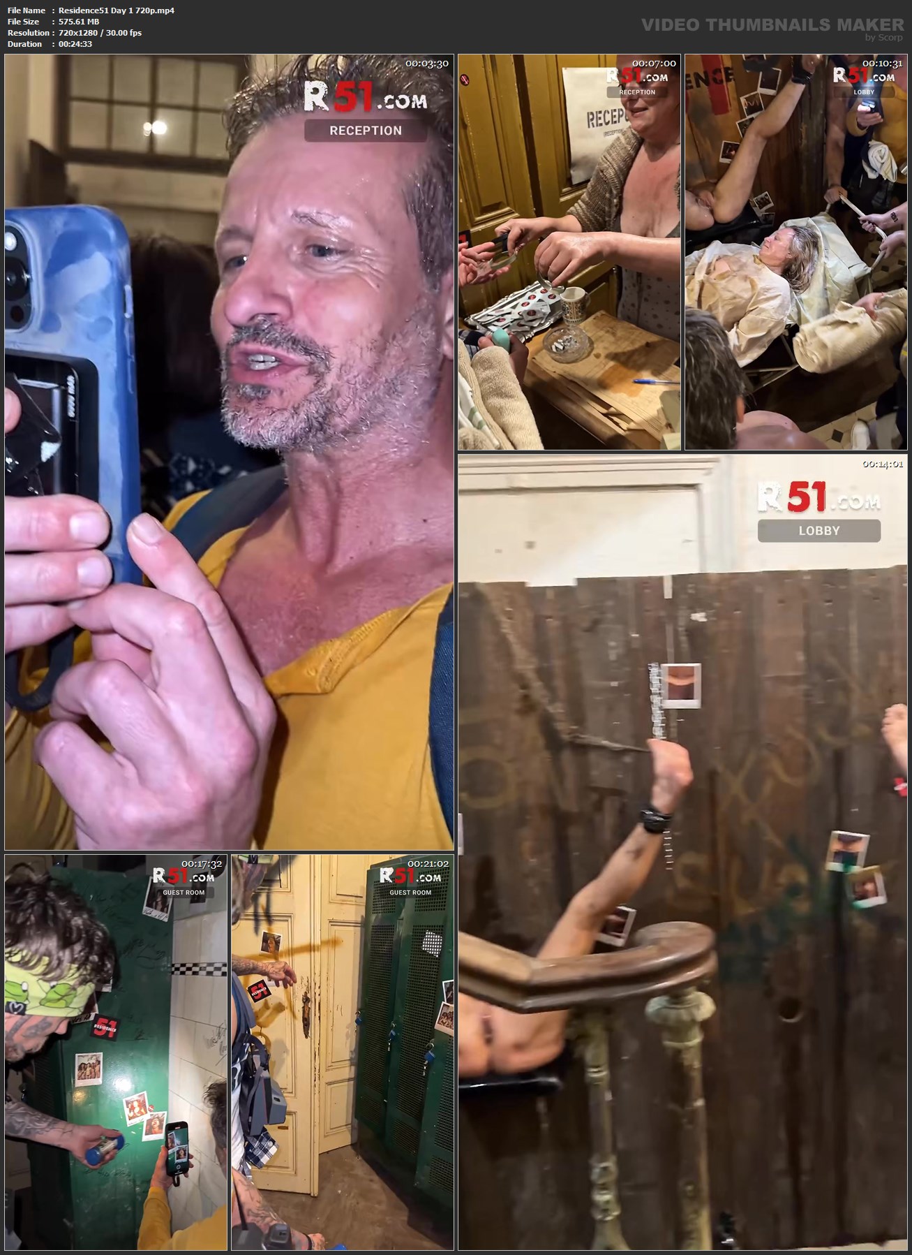 Residence51 시리즈 Day 1/2/3/4/5 섹스지옥굴 [혐] ★ 시청주의!! 미리보기 20