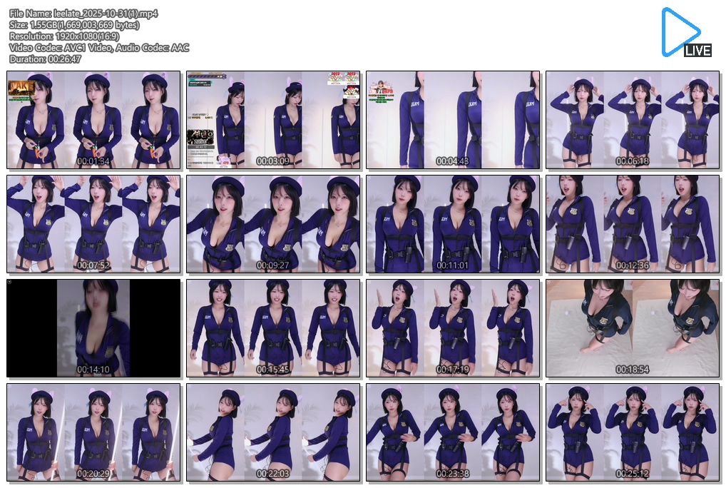 이지각 25.10.31/11.05/11 댄스리액션 모음 6V_8.12G 미리보기 13