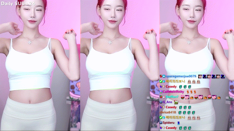 빛베리 beatberry 레깅스바디 치지직방송 미리보기 3