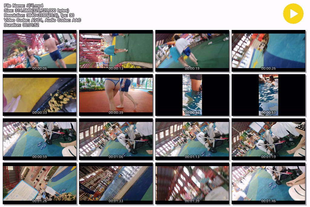 신작 ✨워터파크 어린여자+외국녀 수영복몰카 2V 미리보기 12