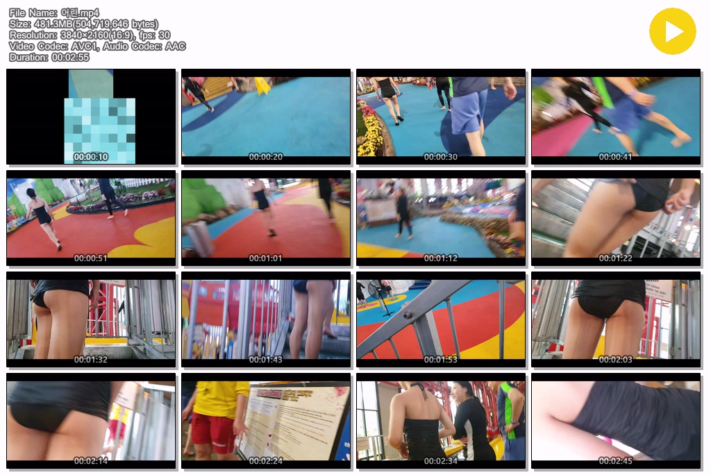 신작 ✨워터파크 어린여자+외국녀 수영복몰카 2V 미리보기 13