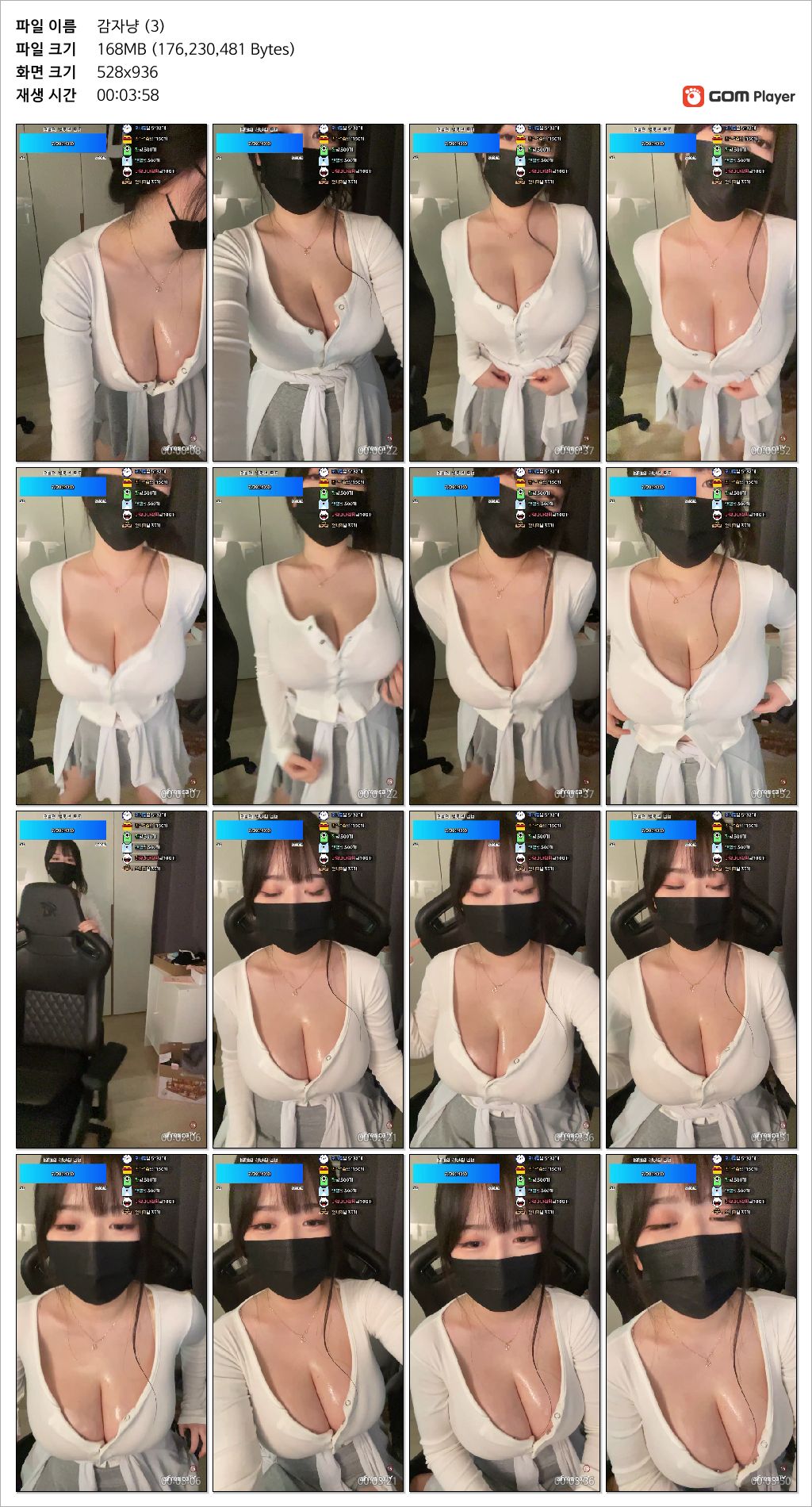 방송접은 아프리카 최강미드 "감자냥" 3V 미리보기 6