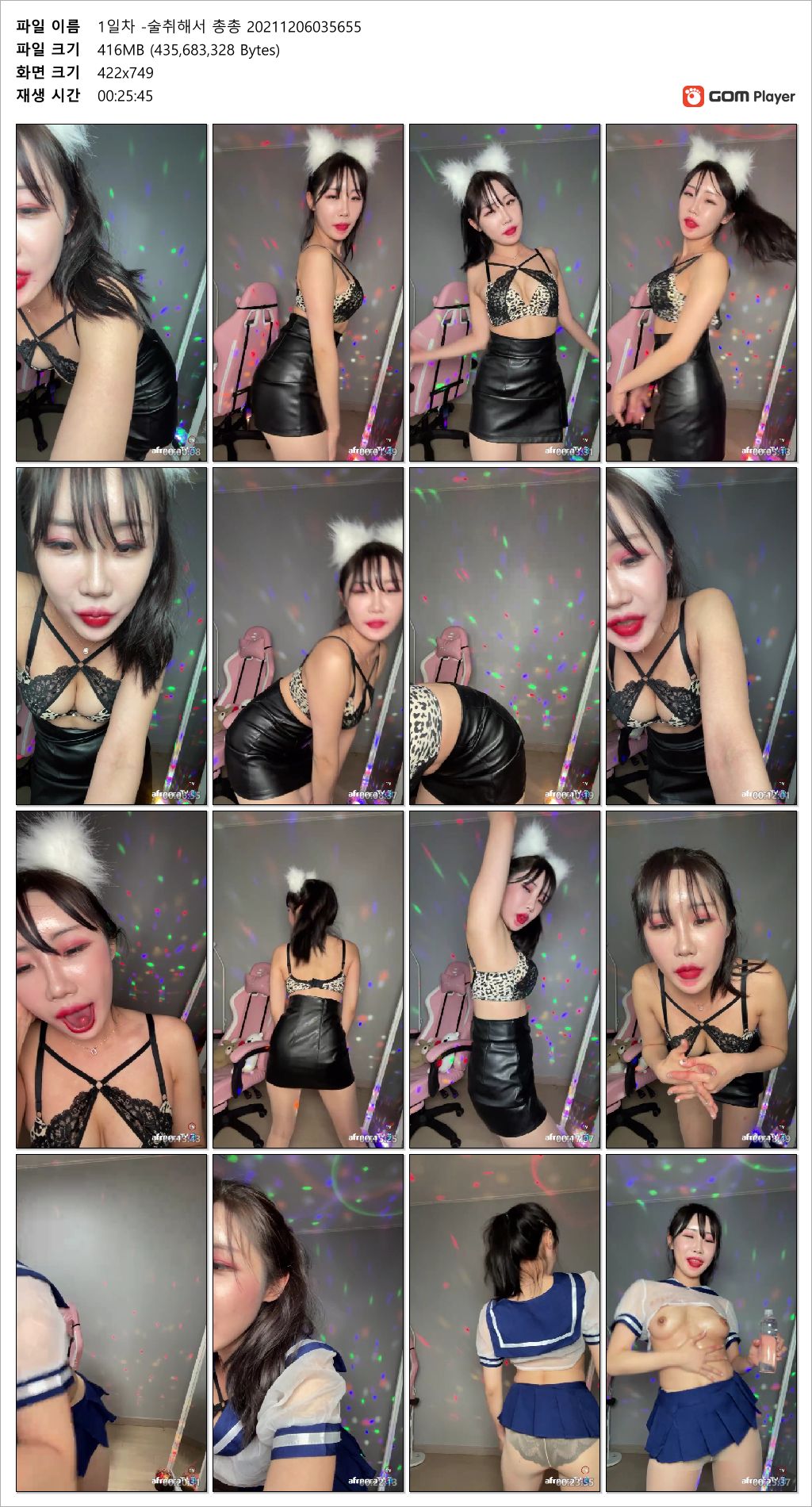 아프리카 1일차_술취해서 총총 : 오일바르고 가슴노출 [영정] 미리보기 9