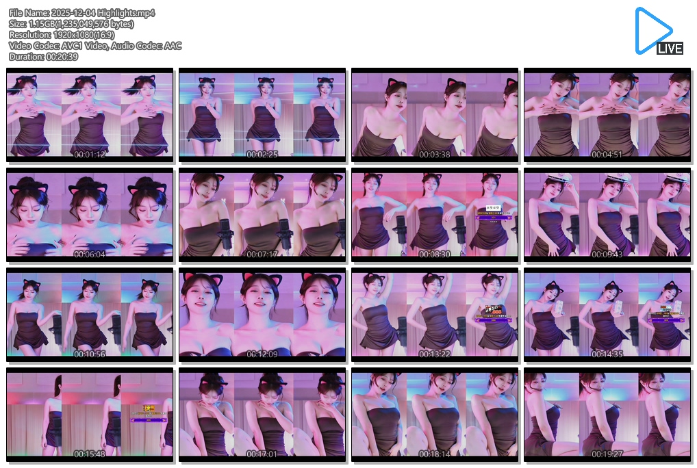 재희 25.12.01/02/04/05/08/09 6V 하이라이트 모음 8.63G 미리보기 7