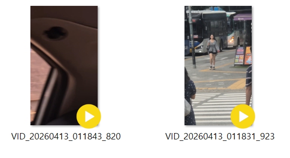 주간출근 OP녀_26.04.13 길거리촬영 2V 미리보기 3