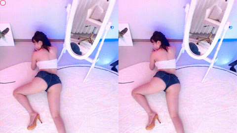 유채린_지리는 엉덩이 리액션