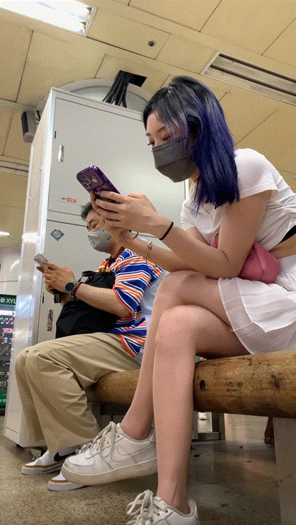 레어작 지하철 다리 이쁜 몸매녀