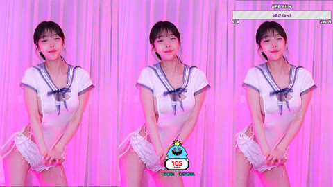 플렉스 하윤_옆슴+엉살 하이레그핫팬 댄스 리액션