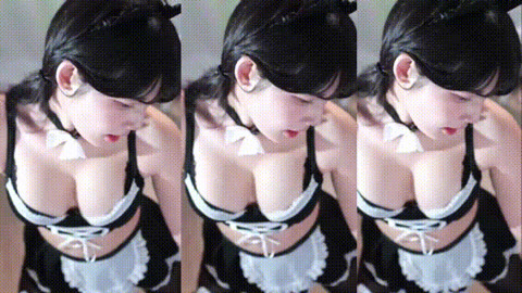 고라니율_24.10.07 메이드복 댄스리액션