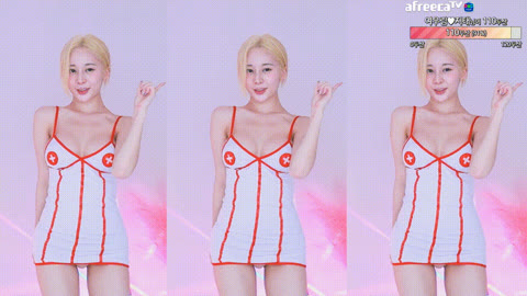 babyrimi_아프리카 간호사 코스프레 댄스리액션 4V