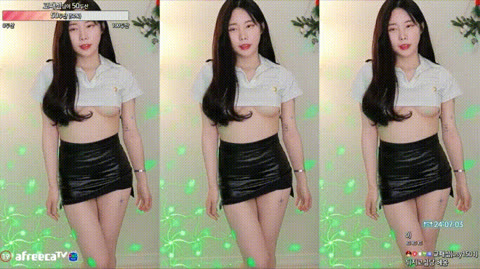 bj 김우유 의상 좋은 리액션컷 모음