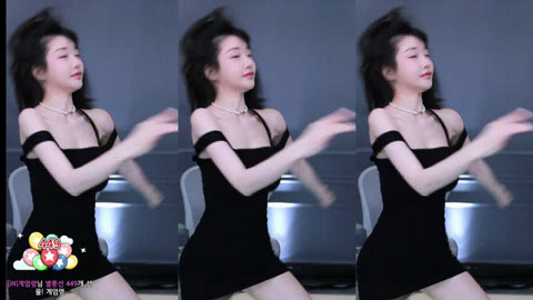 과즙세연_25.07.14 블랙원피스 댄스리액션