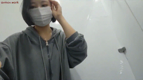 화장실 마스크녀 대딸_마무리