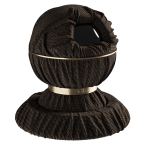 brownish-black fabric